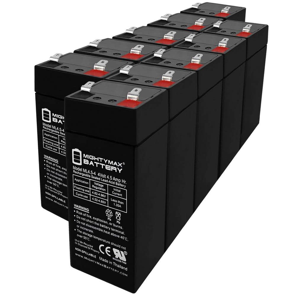 MIGHTY MAX BATTERY 8-Volt 170Ah AGM, Dual Terminal, Replacement Battery for Electric Golf Cart-2 Pack