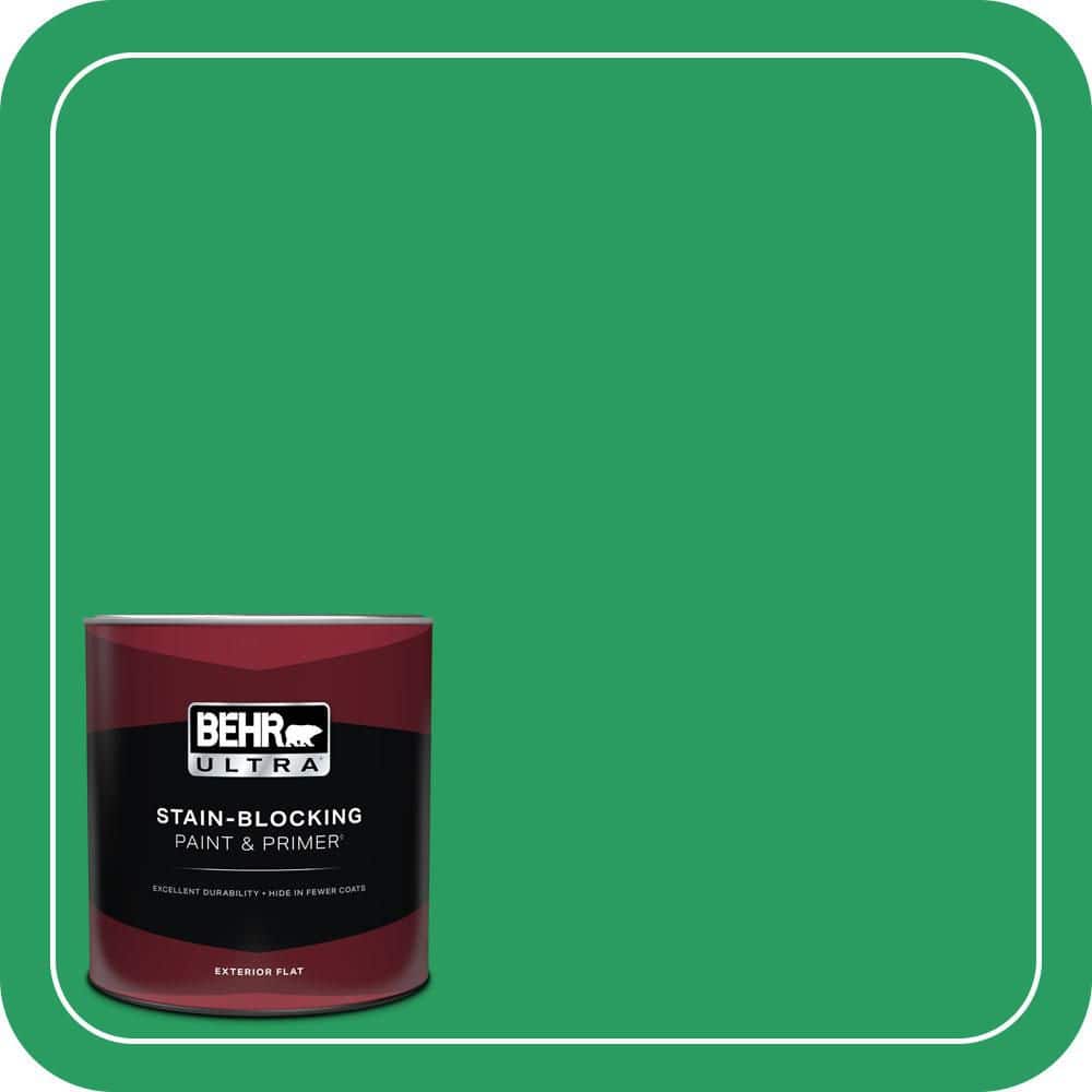 BEHR ULTRA 1 qt. #S-G-450 Herbal Tea Flat Exterior Paint & Primer