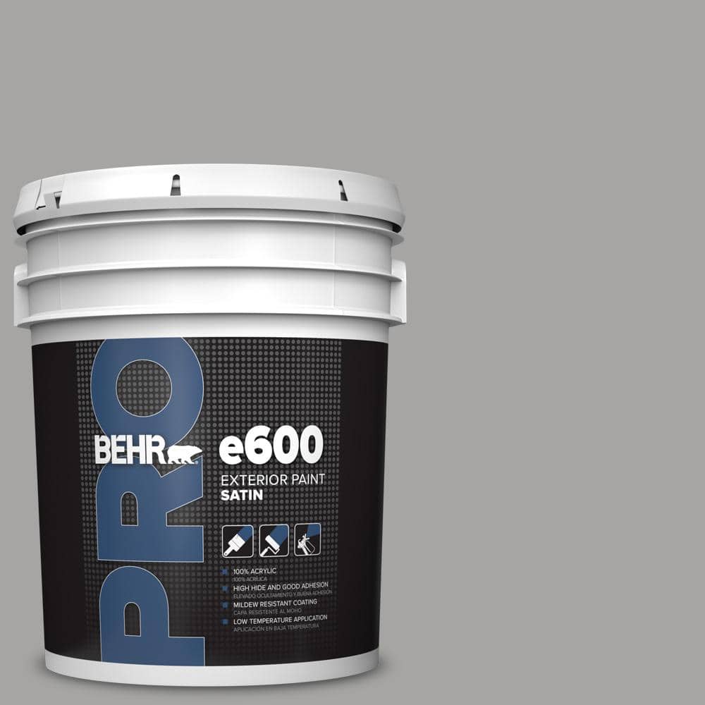 BEHR PRO 5 gal. #PPU26-07 Smokey Wings Satin Enamel Exterior Paint (1)