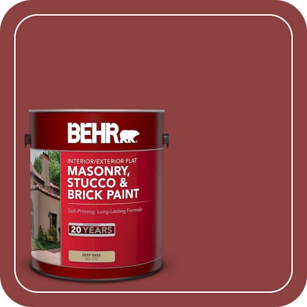 BEHR 1 gal. #PPU2-03 Allure Flat Interior/Exterior Masonry, Stucco and Brick Paint (2)