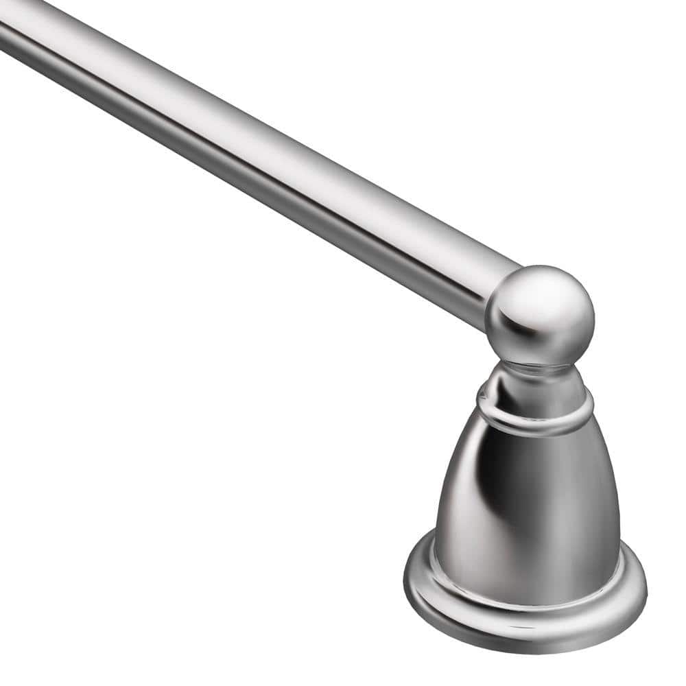 MOEN Brantford Bath Hardware Set with Towel Bar, Paper Holder, Towel Ring and Robe Hook (2)