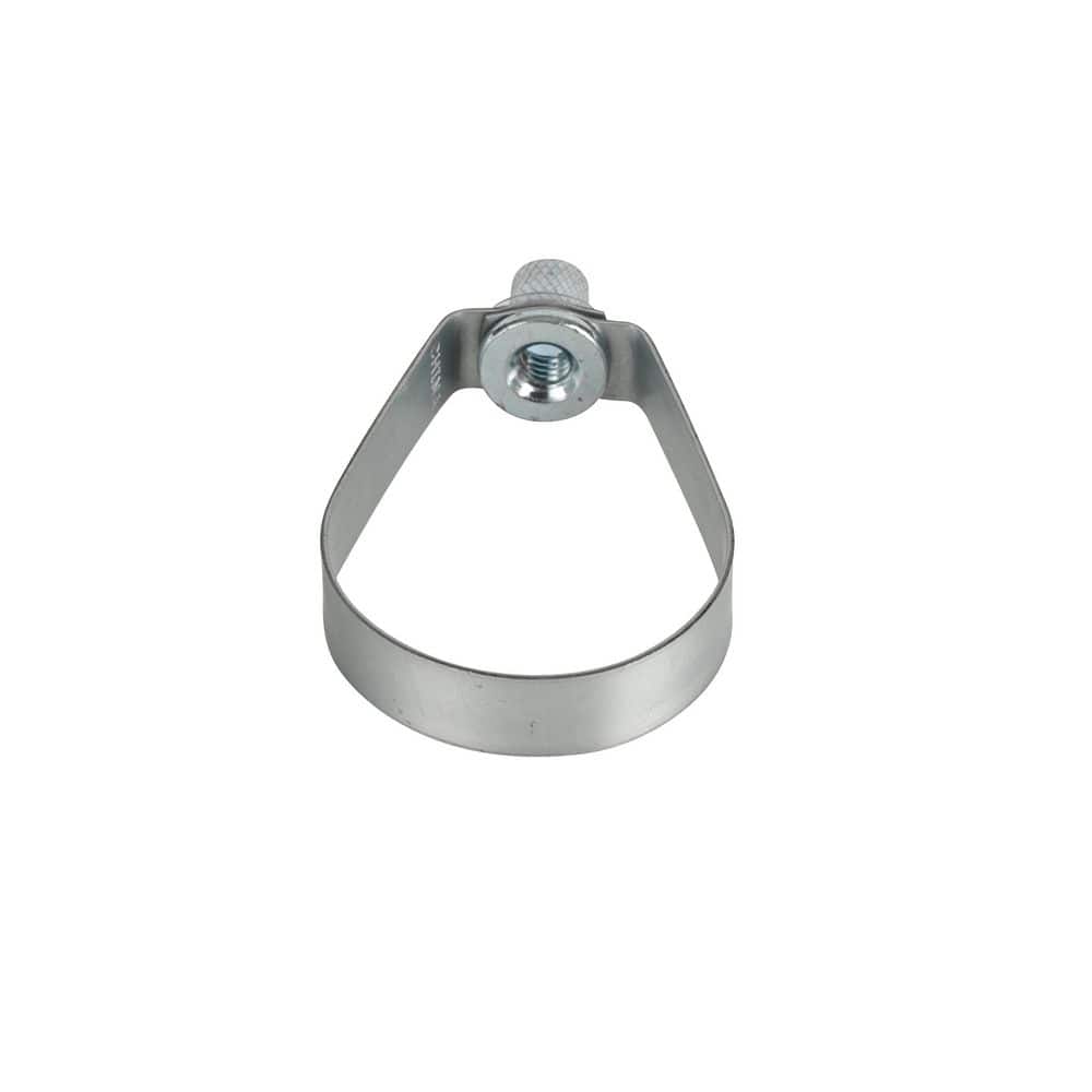 Everbilt 1.5 in. W Swivel Loop Hanger for Vertical Pipe Support, Galvanized Steel (4)