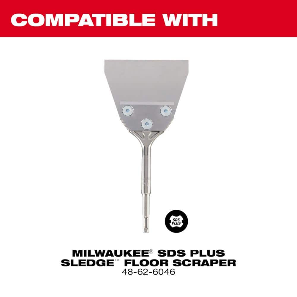 Milwaukee SDS Plus Floor Scraper Replacement Kit (3)