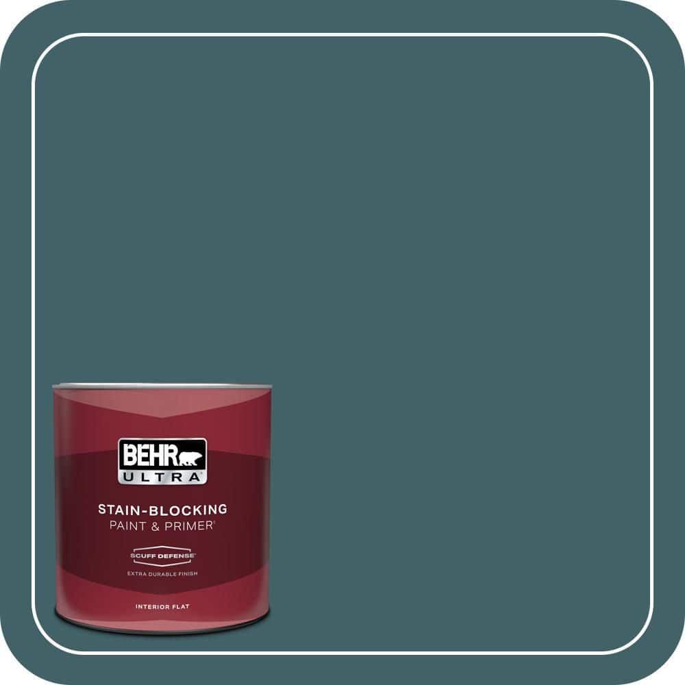 BEHR ULTRA 1 qt. #T17-12 Wanderlust Extra Durable Flat Interior Paint & Primer