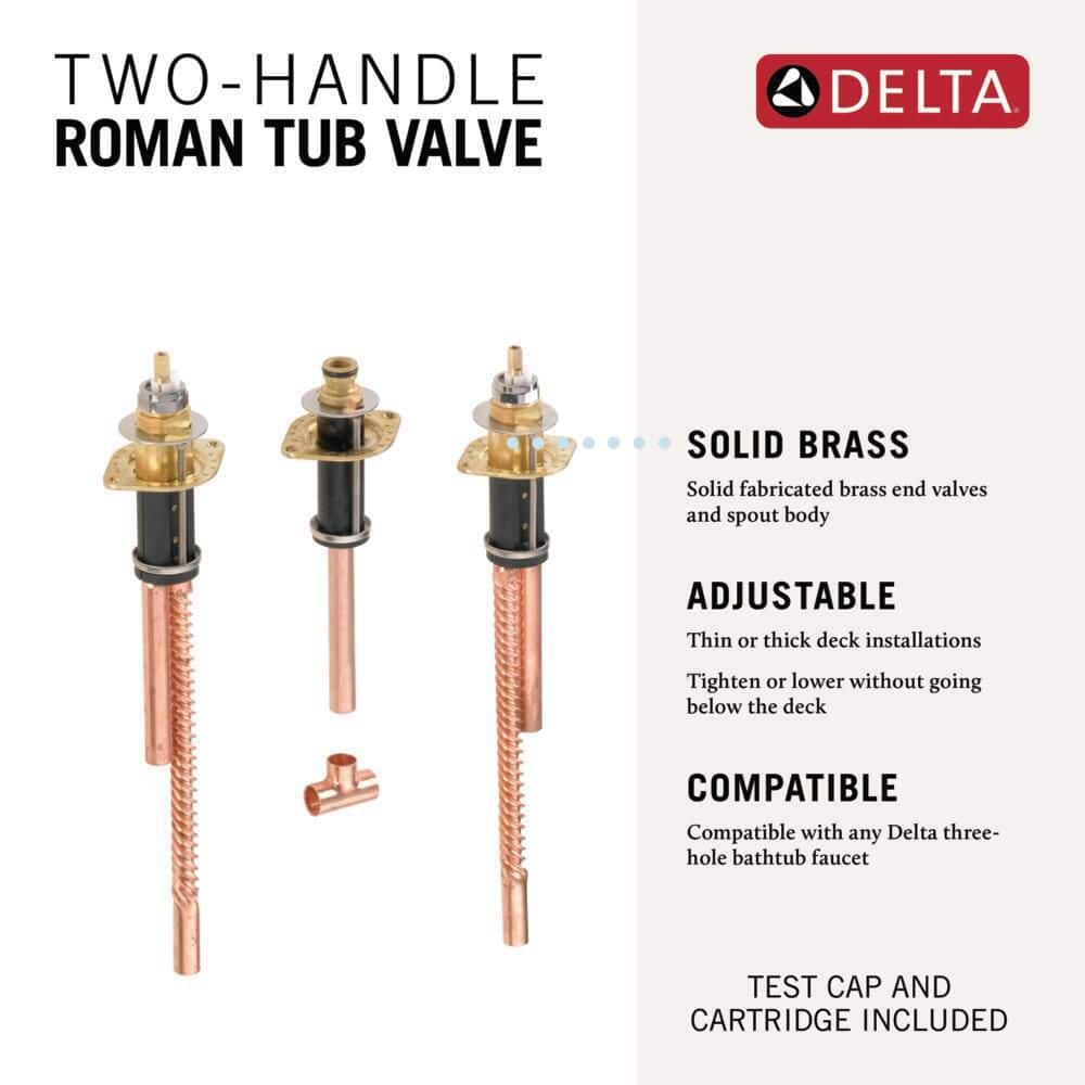 Delta Roman Tub Rough-In Valve with Flexible Mounting Arrangement (2)