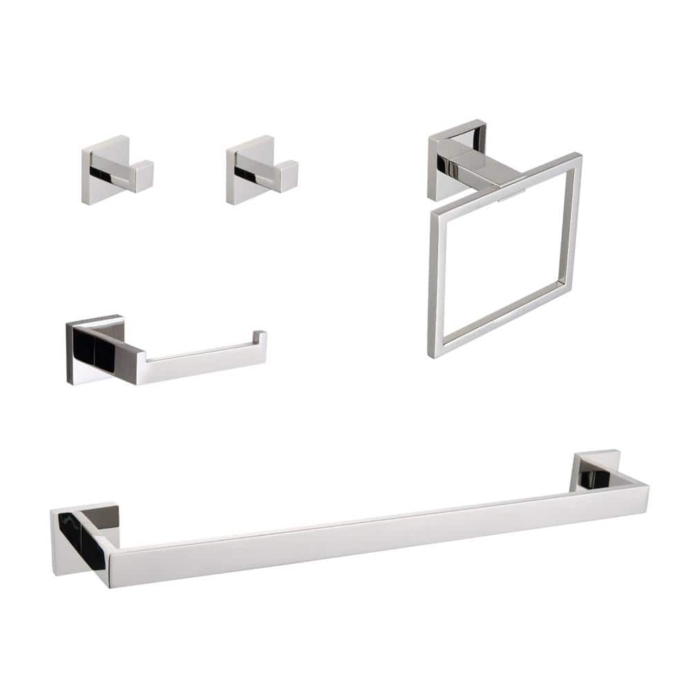 Miscool Avex 5-Piece Bath Hardware Set (1)