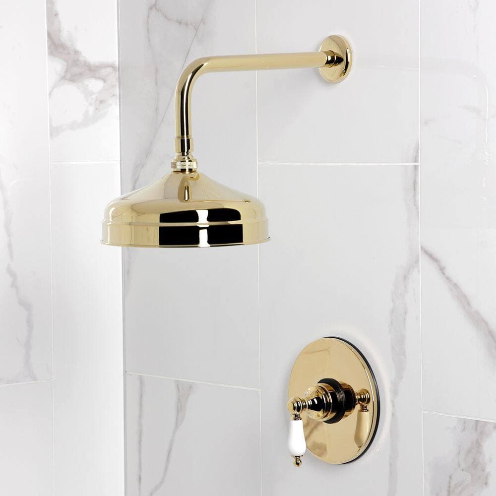 Kingston Brass Victorian 1-Handle 1-Spray Shower Faucet 1.8 GPM in Polished Brass (2)