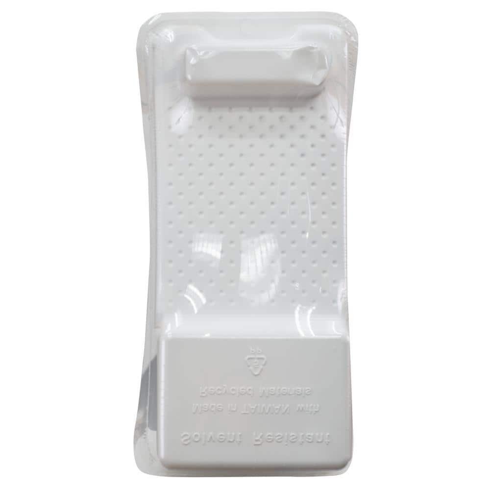 PRIVATE BRAND UNBRANDED 4-Piece Plastic Tray/High-Density Polyester Knit Trim and Paint Applicator Kit (3)