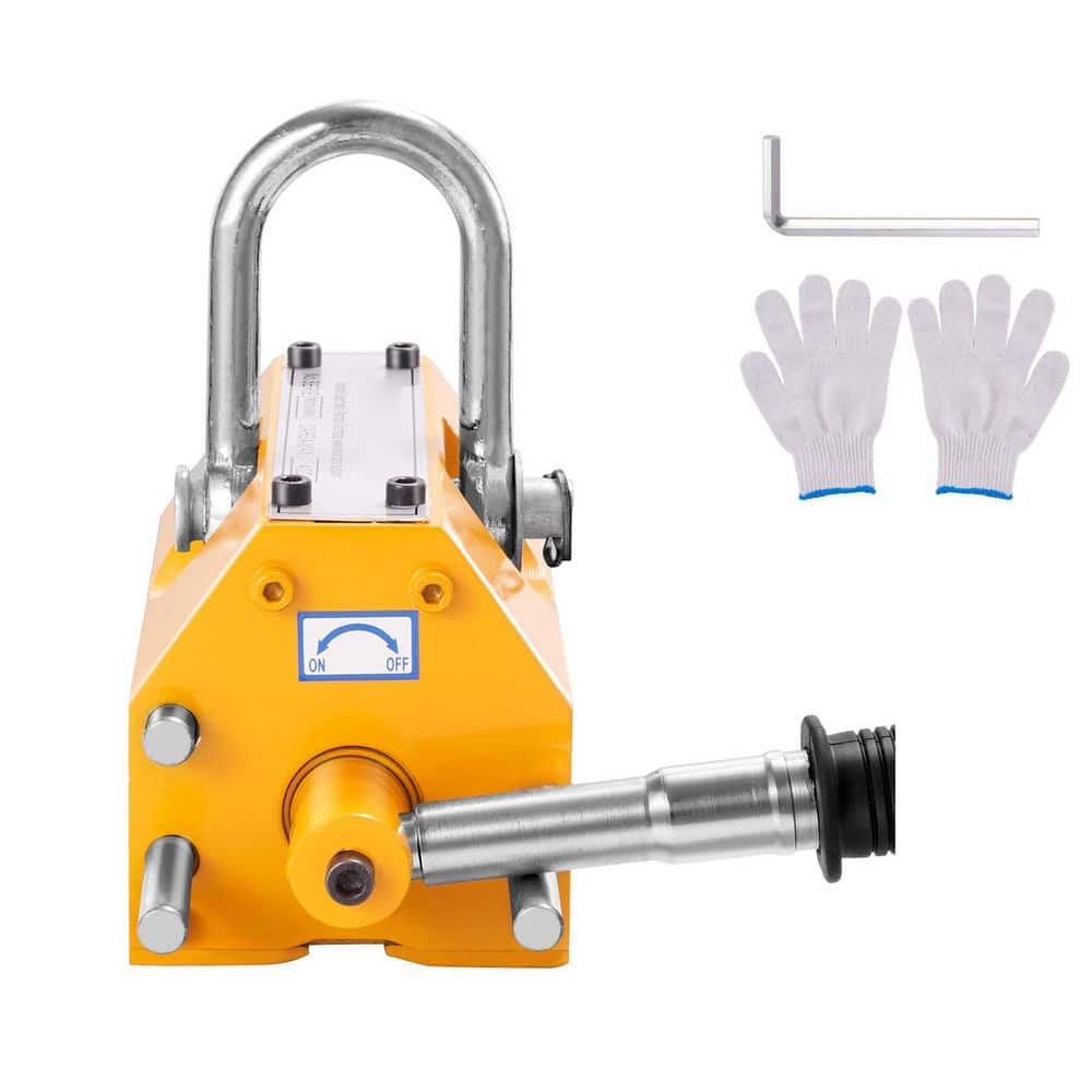 SKYSHALO Magnetic Lifter, 4400lbs. /2000kg Pulling Capacity, Lifting Magnet with Release, 2.5 Safety Factor, Neodymium and Steel (1)