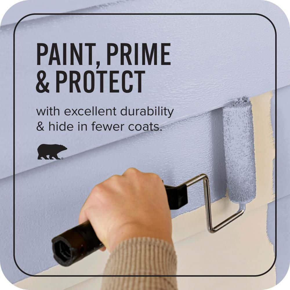 BEHR ULTRA 1 gal. #620C-3 Purple Surf Satin Enamel Exterior Paint & Primer (3)
