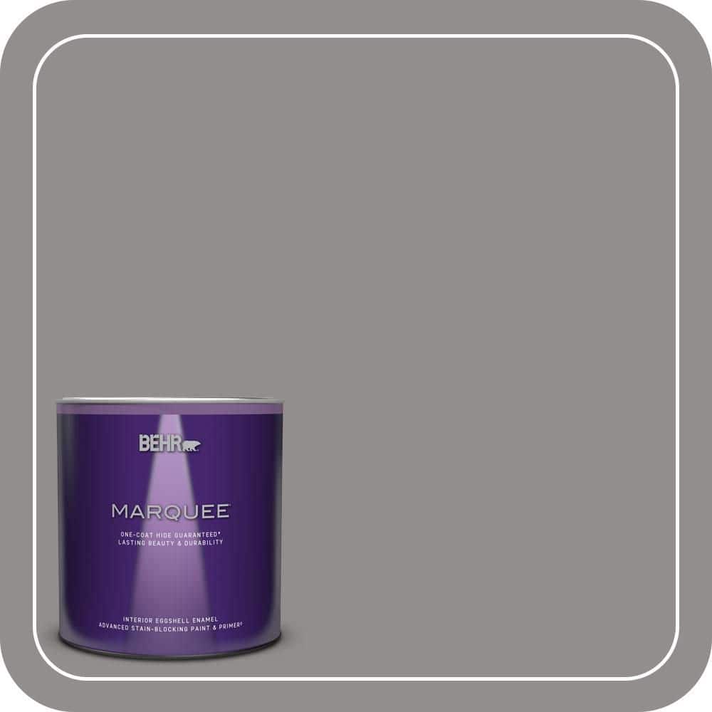 BEHR MARQUEE 1 qt. #PPU16-14 Plum Smoke Eggshell Enamel Interior Paint & Primer (1)