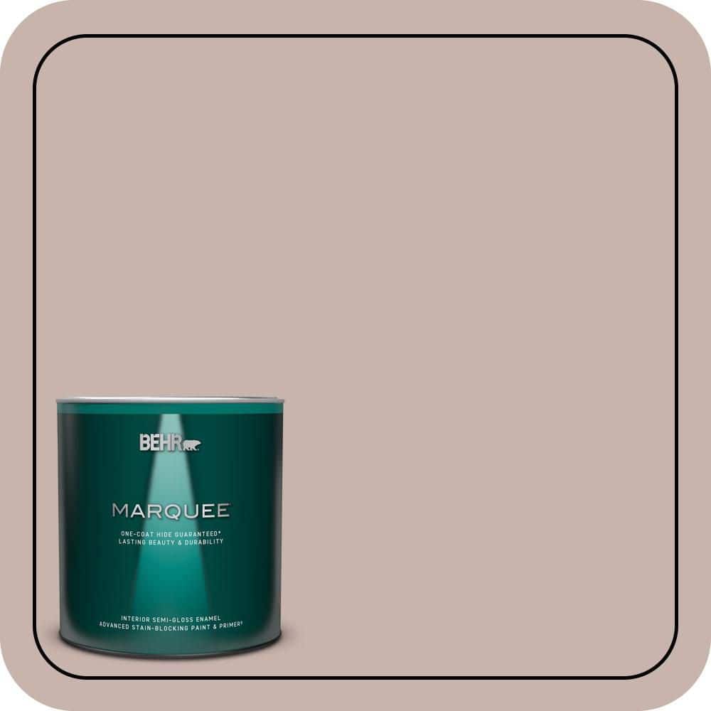 BEHR MARQUEE 1 qt. #PPF-10 Balcony Rose Semi-Gloss Enamel Interior Paint & Primer