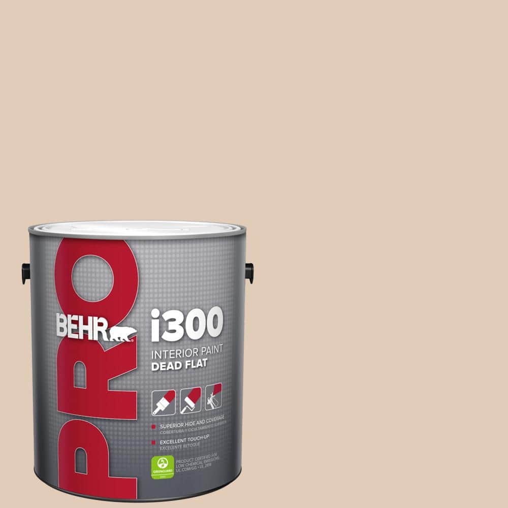 BEHR PRO 1 gal. #S240-2 Rice Crackers Dead Flat Interior Paint