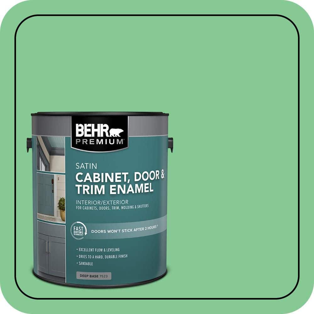 BEHR PREMIUM 1 gal. #P400-4 Good Luck Satin Enamel Interior/Exterior Cabinet, Door & Trim Paint