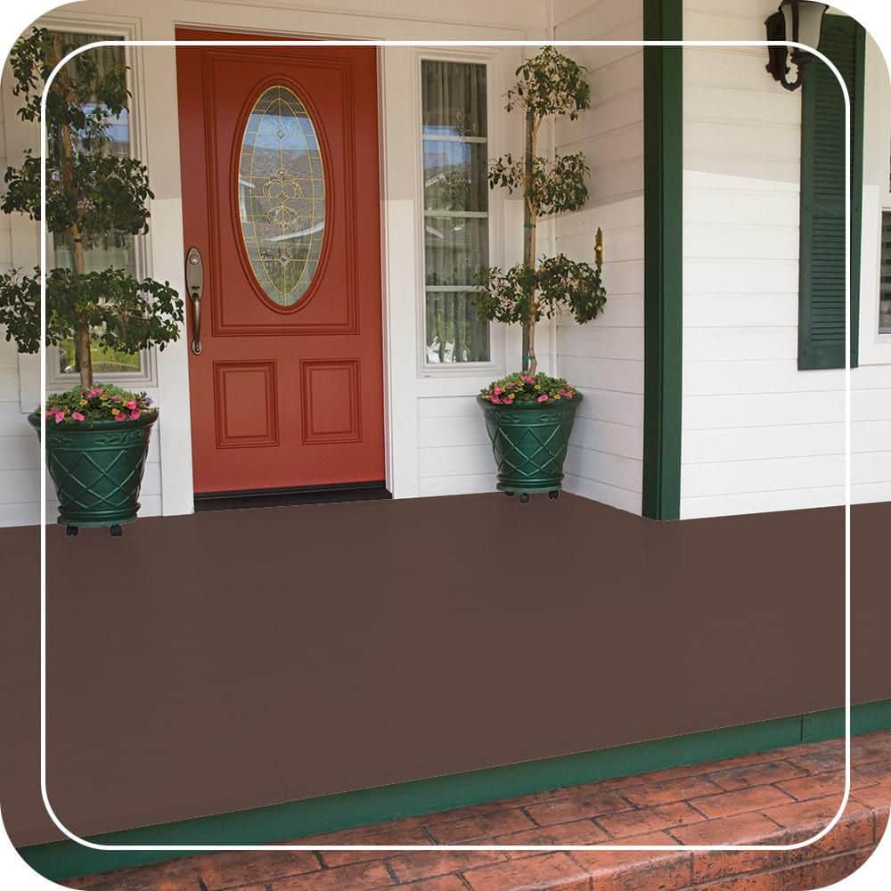 BEHR PREMIUM #N150-6 Low-Lustre Enamel Interior/Exterior Porch and Patio Floor Paint (2)