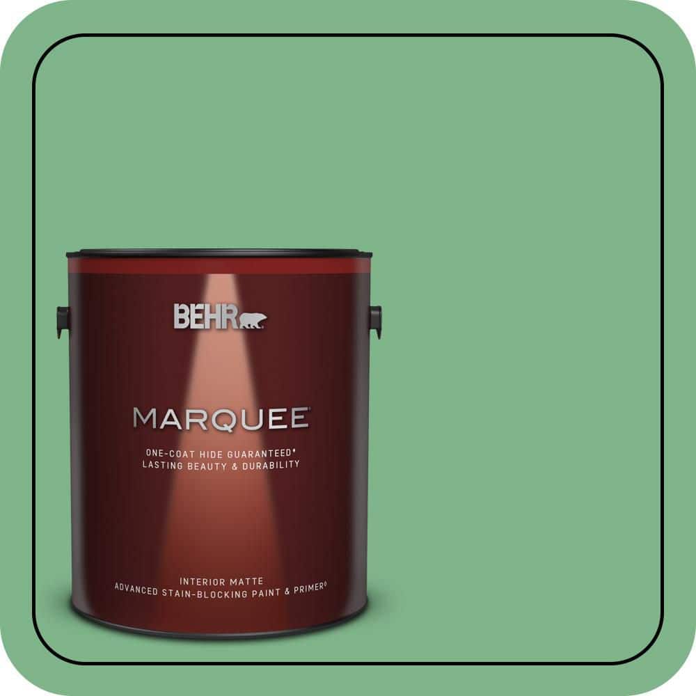 BEHR MARQUEE 1 gal. #460D-5 Tree Fern Matte Interior Paint & Primer