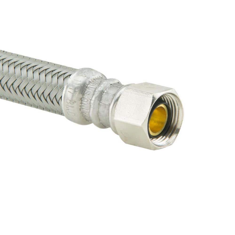Plumbshop 3/8 in. Comp 3/8 in. Comp Dishwasher Supply Line w/ 3/8 in. MIP & 3/4 in. Garden Hose Elbows (2)