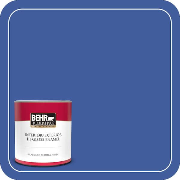 BEHR PREMIUM PLUS #BIC-21 Blue Dahlia Flat Low Odor & Primer (3)