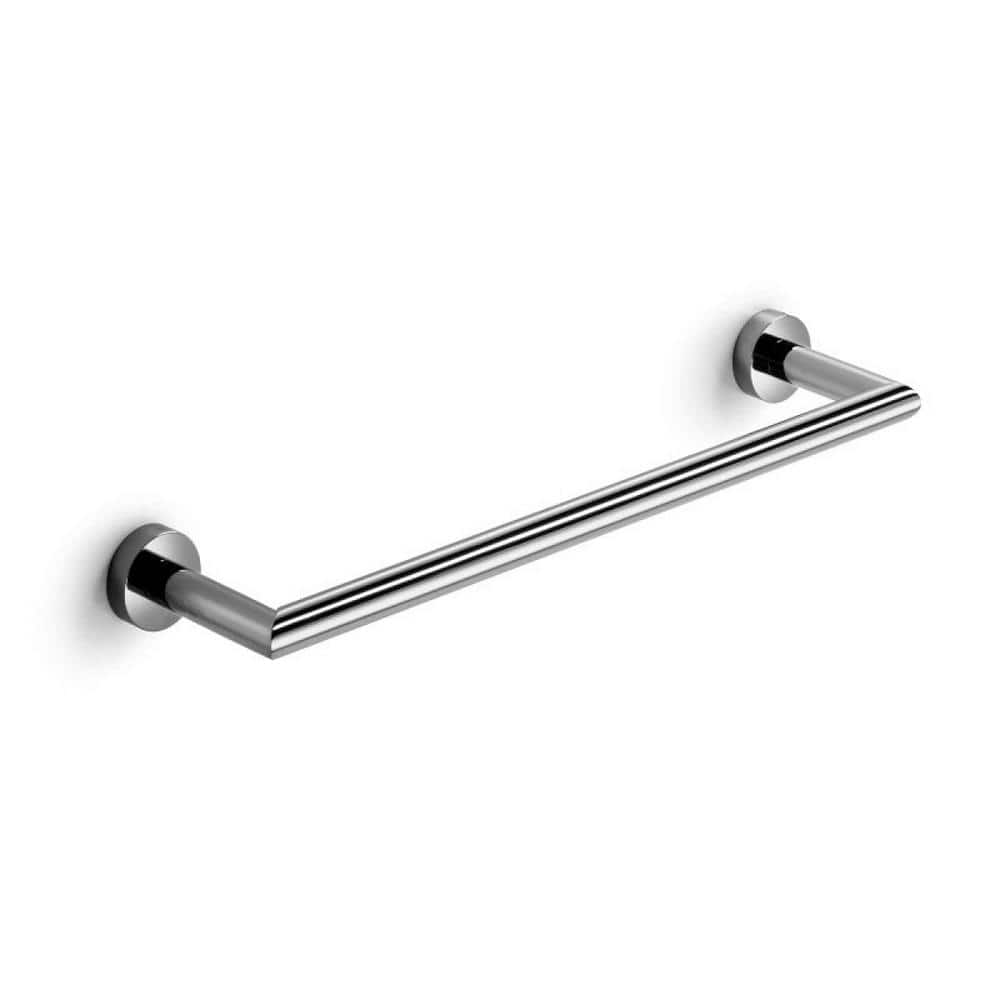WS Bath Collections Plus WSBC 23.6 in. Wall Mounted Towel Bar in Polished Chrome