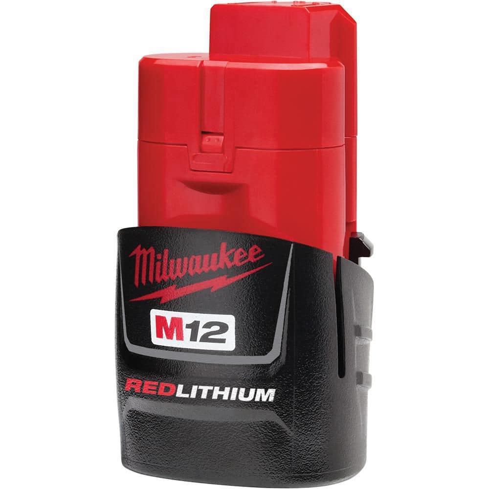 Milwaukee M12 12V Lithium-Ion Cordless 1/4 in. Hex Screwdriver Kit with Two 1.5Ah Batteries, Charger and Tool Bag (4)