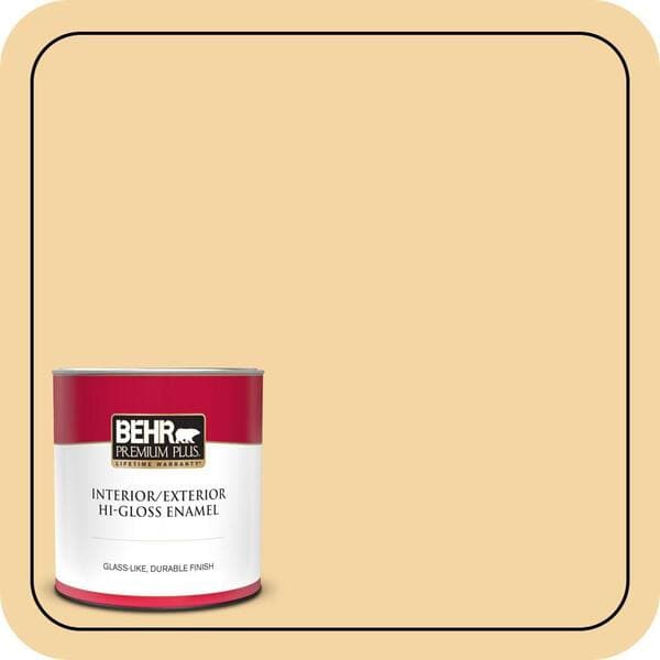 BEHR PREMIUM PLUS #340C-3 Pismo Dunes Enamel & Primer Color Sample (3)