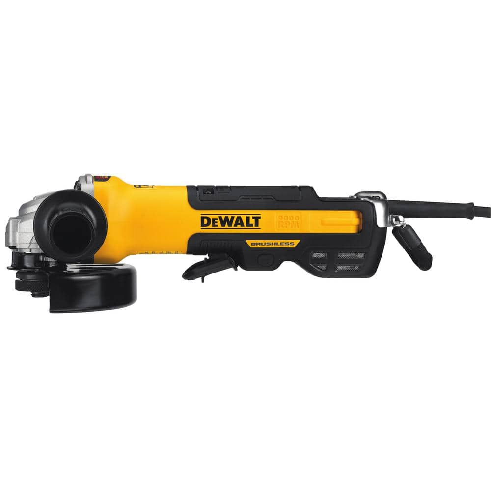 DEWALT 13 Amp Corded 5 in. to 6 in. Brushless Angle Grinder with Paddle Switch (1)