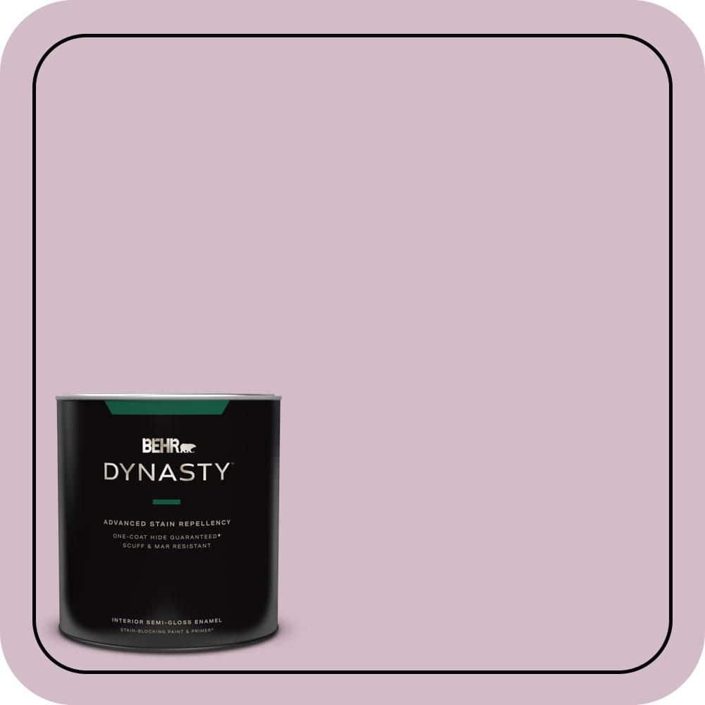 BEHR DYNASTY 1 qt. #T12-16 Queens Tart Semi-Gloss Enamel Interior Stain-Blocking Paint and Primer