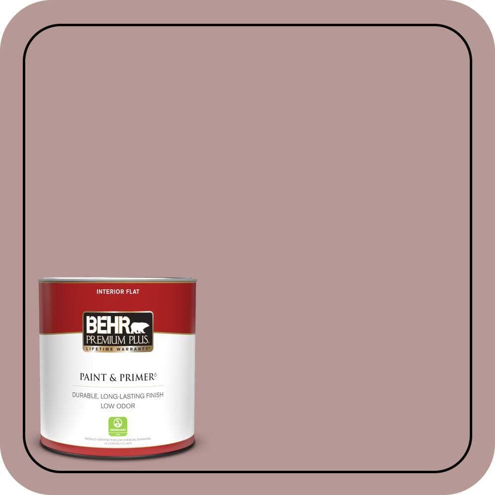 BEHR PREMIUM PLUS #130F-4 Fond Memory Enamel & Primer Color Sample