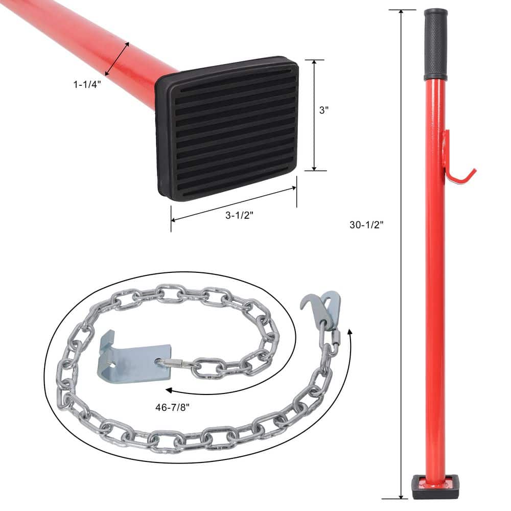 maocao hoom 30 in. Long Pulling Stick Tool for Car Repair Bumpers, Pulling Stick Tool for Body, Bumper, Hood, Hull and Deck Dent Fix (3)