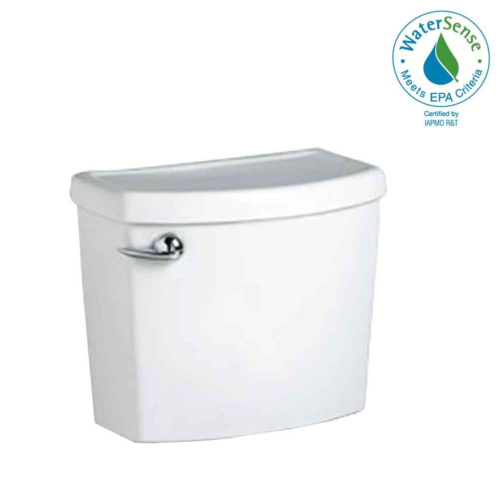 American Standard Cadet 3 1.28 GPF Single Flush Toilet Tank Only for Concealed Trap-Way Bowl in White (2)