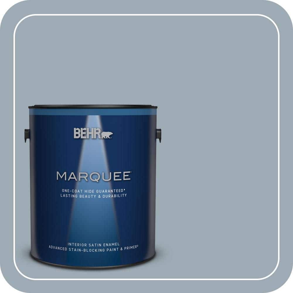 BEHR MARQUEE 1 gal. #T13-6 Twilight Satin Enamel Interior Paint & Primer