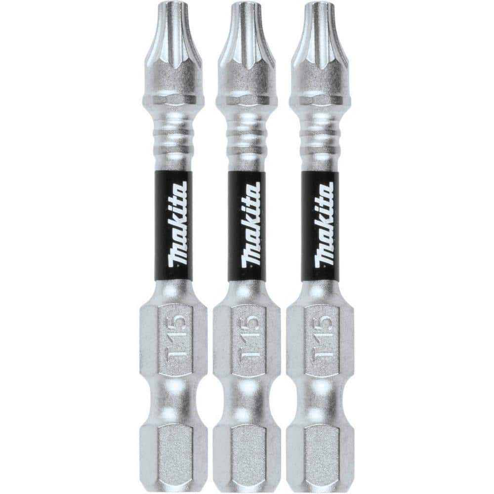 Makita IMPACT XPS T15 Torx 2 in. Power Bit (3-Pack) (1)