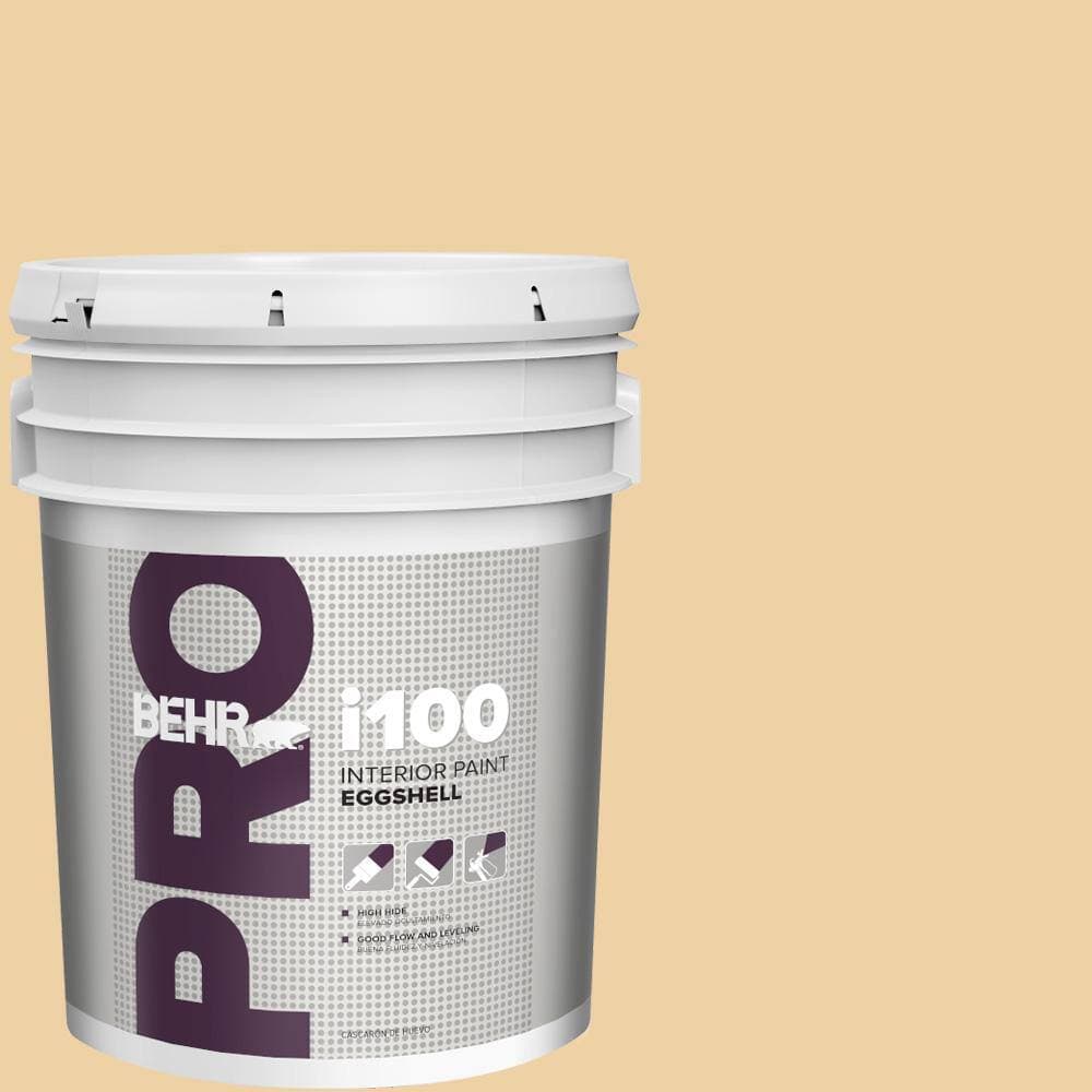 BEHR PRO 5 gal. #HDC-CT-01 Amber Moon Eggshell Interior Paint