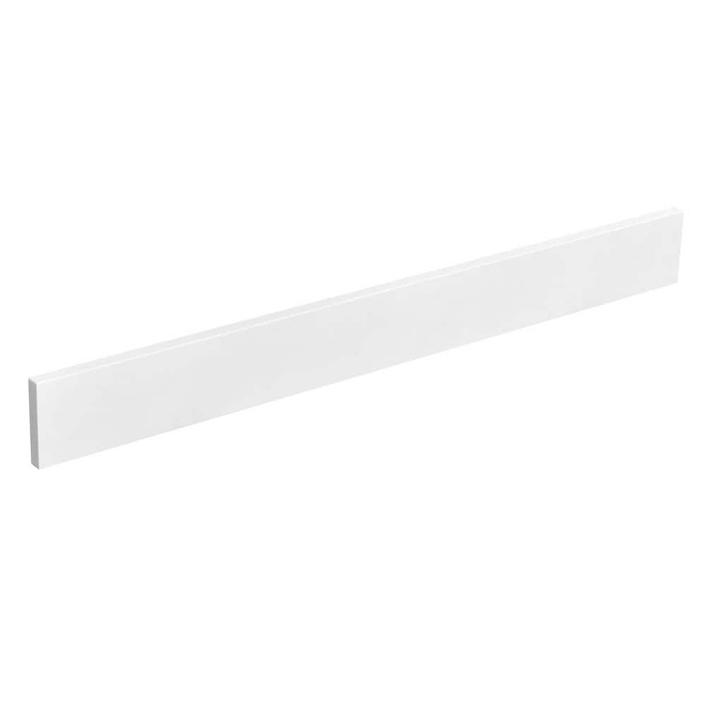 YASINU 36 in. x 4 in. D Quartz Bath Vanity Top BackSplash in Pure White (1)