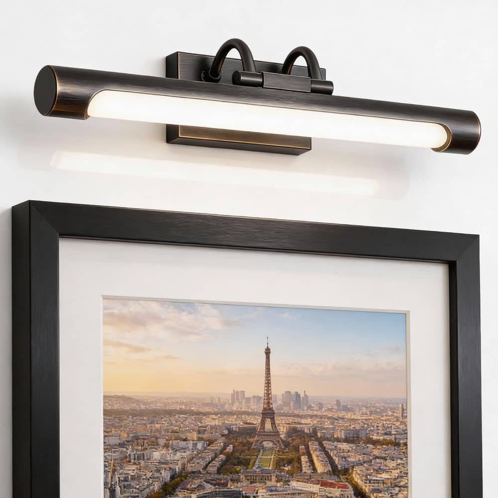 BETTERBEAM Helena Black Rechargeable LED Adjustable Picture Light 1-Pack (2)