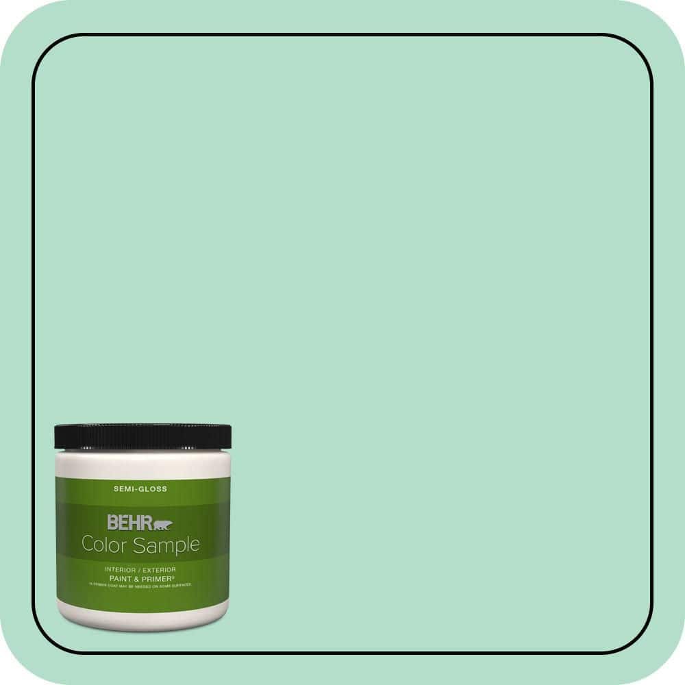 BEHR PREMIUM PLUS 8 oz. #MQ4-18 Free Spirit Semi-Gloss Interior/Exterior Paint & Primer Color Sample