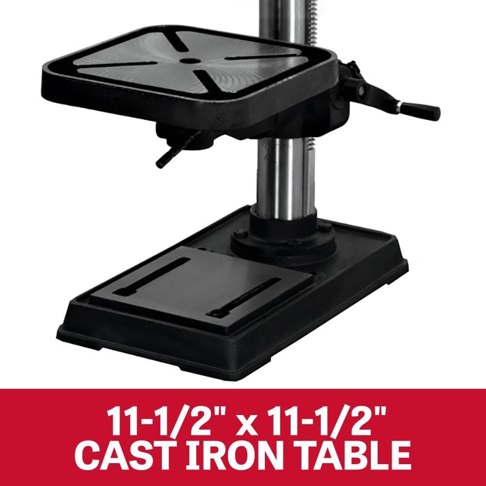 Jet 3/4 HP 15 in. Benchtop Drill Press with Worklight, 16-Speed, 115-Volt, J-2530 (3)
