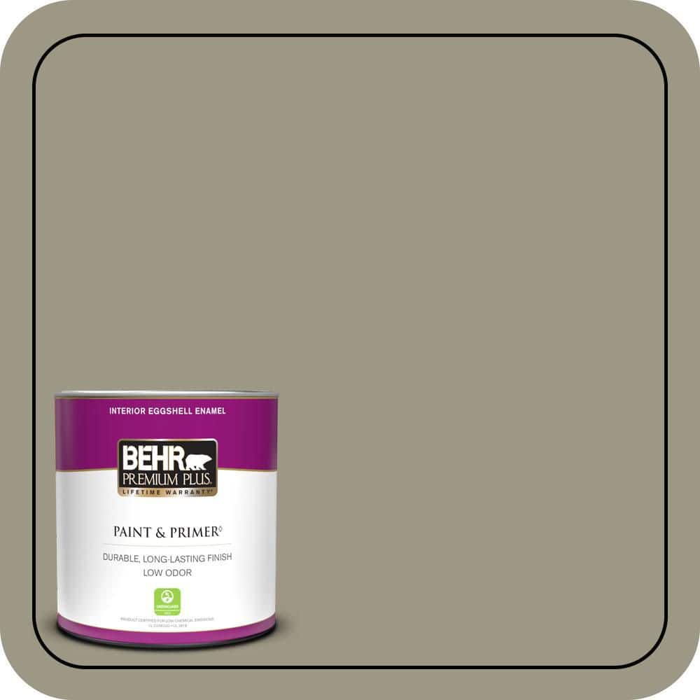 BEHR PREMIUM PLUS #PPU8-20 Dusty Olive Enamel Low Odor & Primer