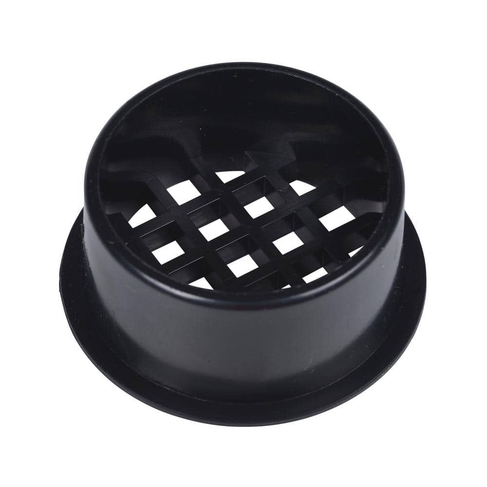 Oatey 2 in. Round Push-In Black ABS Shower Drain (3)