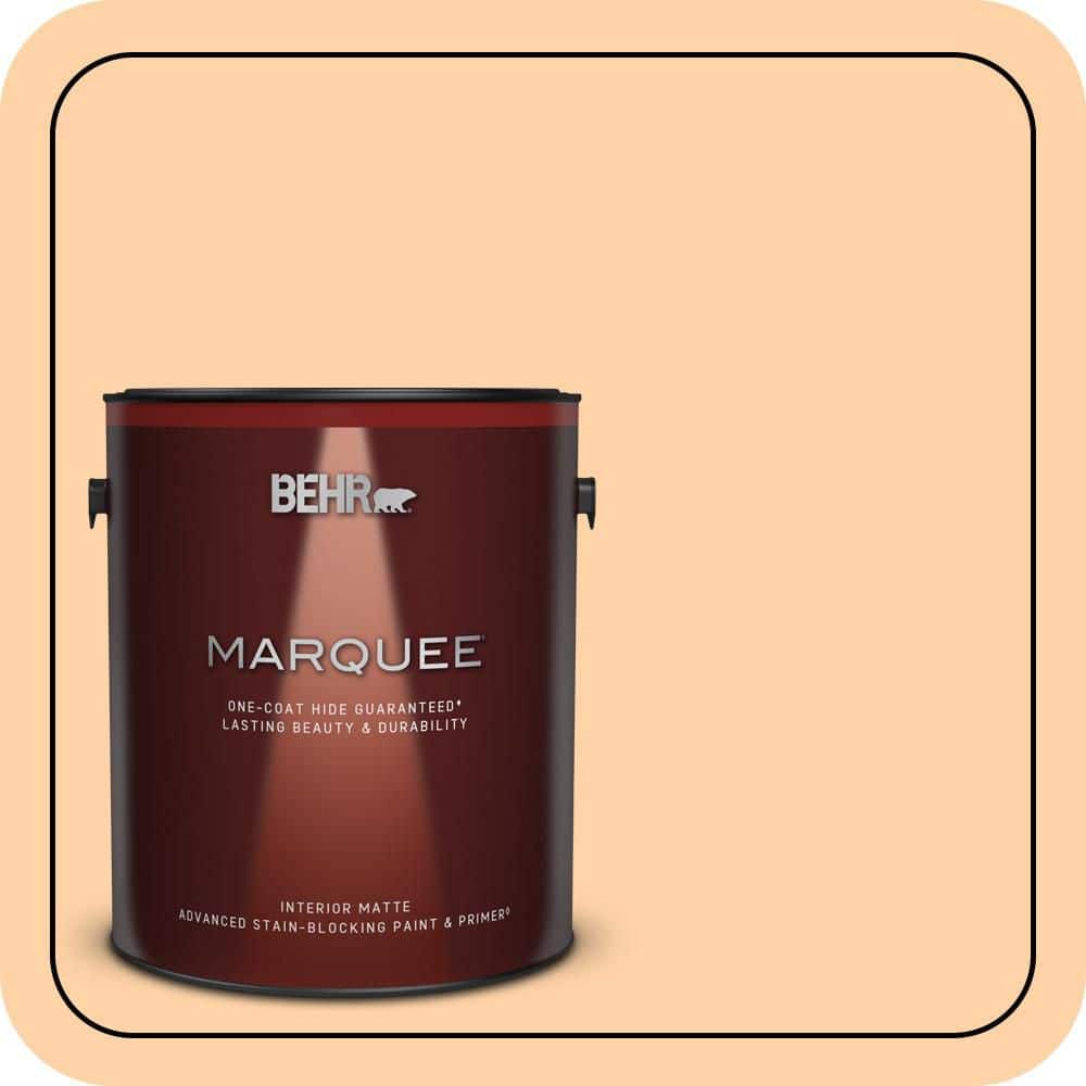BEHR MARQUEE 1 gal. #P220-3 Tropical Fruit Matte Interior Paint & Primer