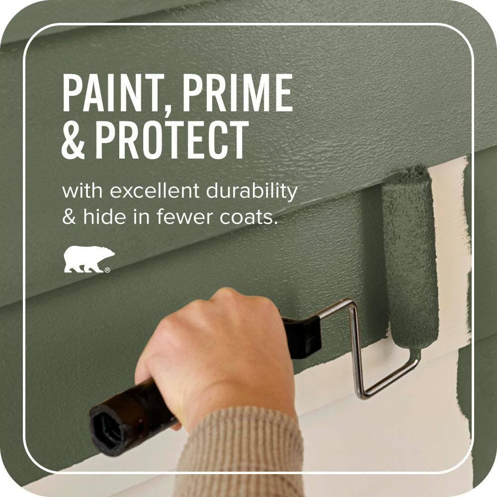 BEHR ULTRA 5 gal. #MQ6-54 River Forest Satin Enamel Exterior Paint & Primer (3)