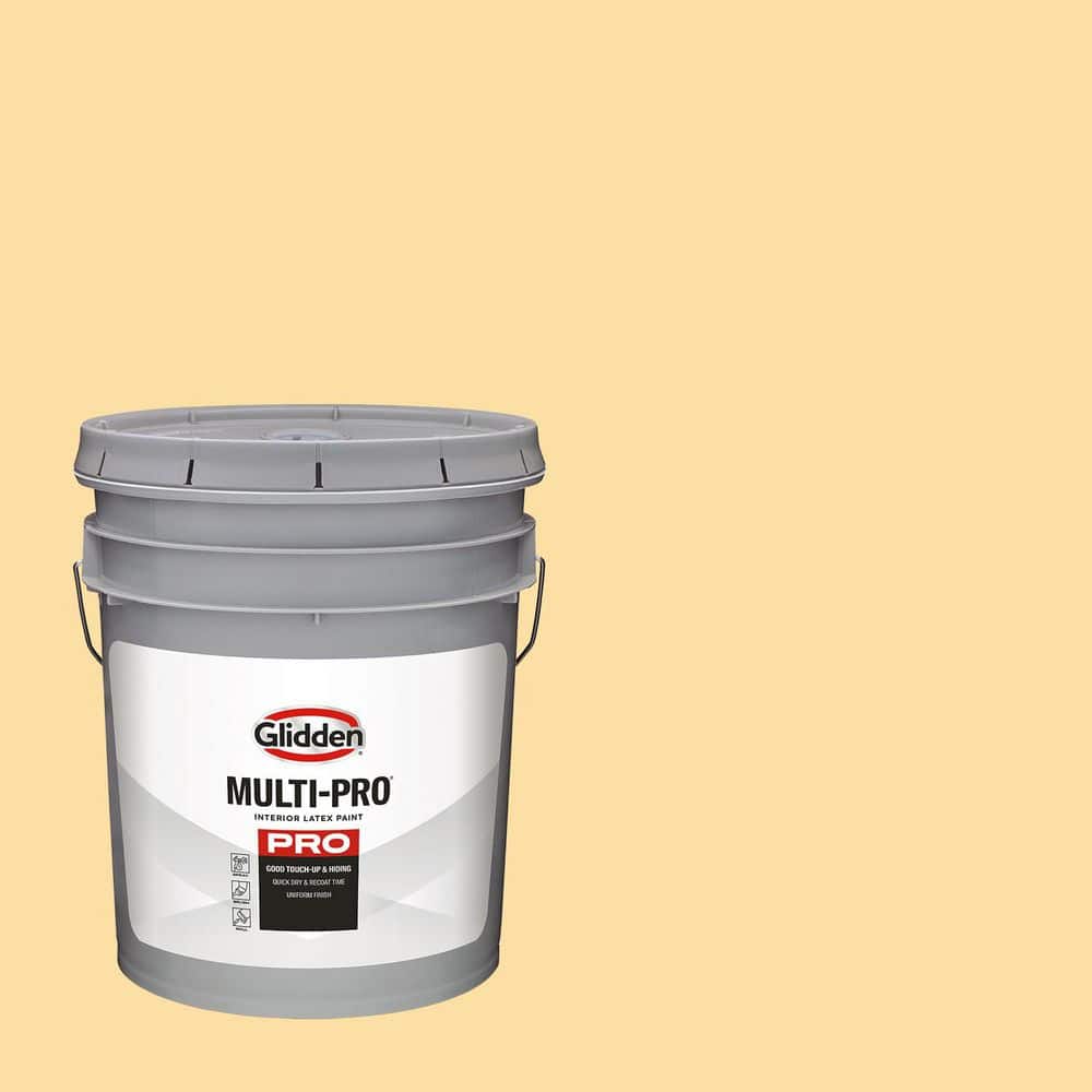 Glidden Multi-Pro 5 gal. PPG1205-4 Honey Bee Ultra Flat Interior Paint