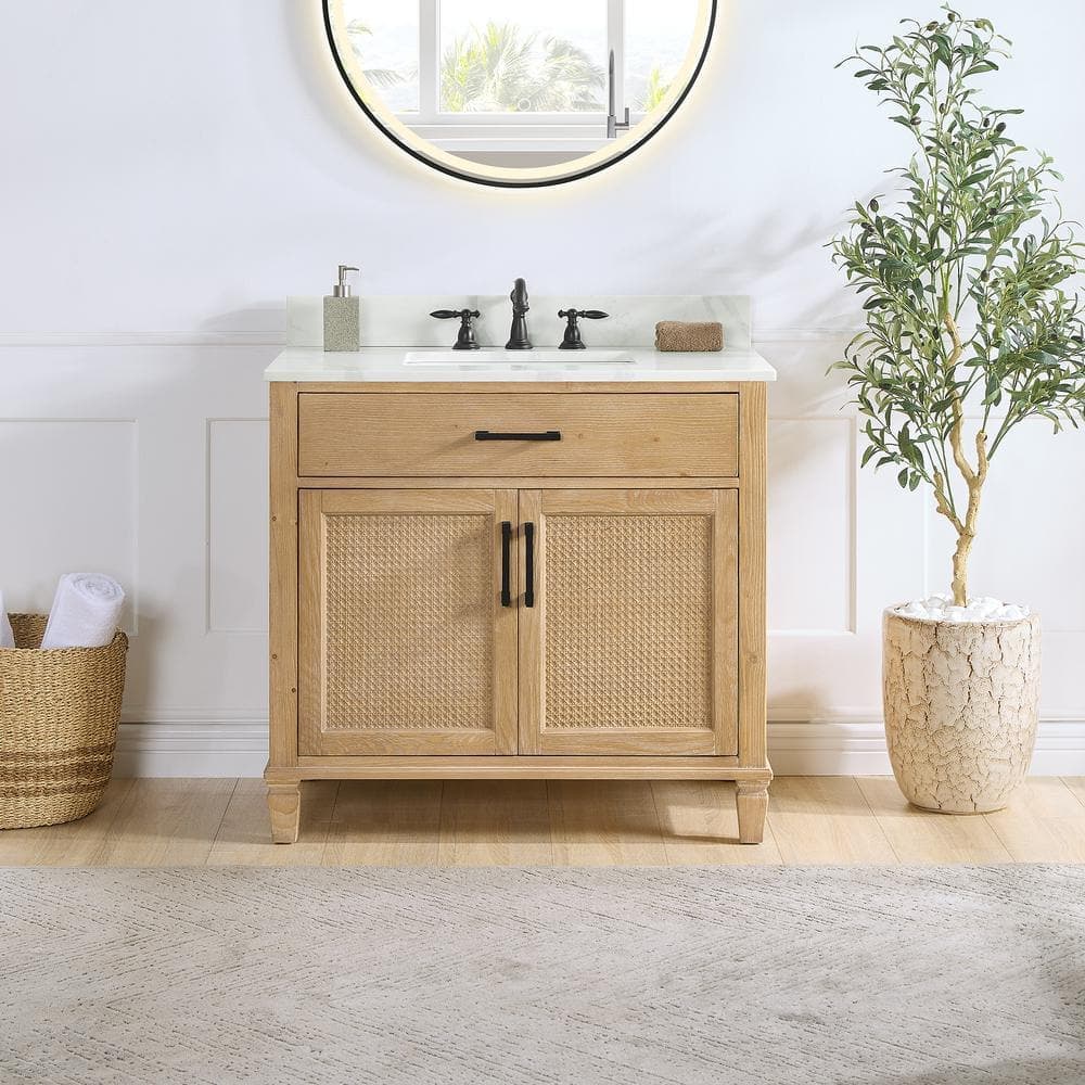 Altair Solana 2 in. W 21.6 in. D 33.1 in. H Bath Vanity Cabinet without Top (2)