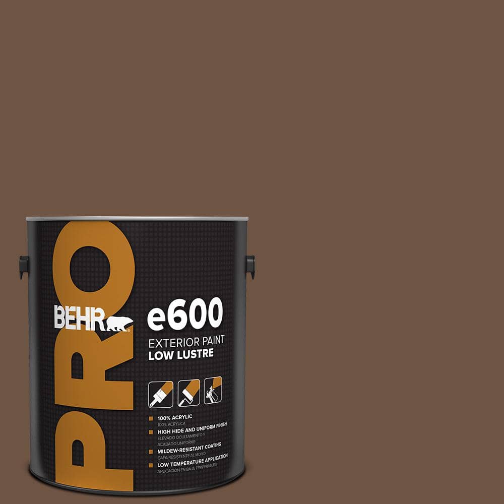 BEHR PRO 1 gal. #280F-7 Breakfast Blend Low Luster Exterior Paint