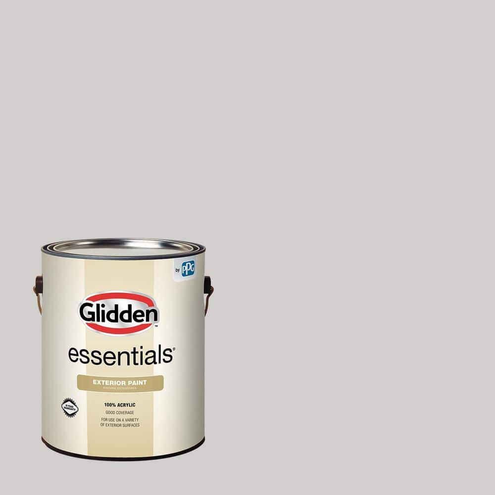 Glidden Essentials 1 gal. PPG0997-1 Allegheny River Semi-Gloss Exterior Paint