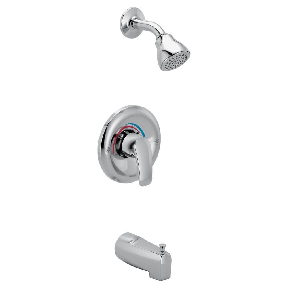 MOEN Chateau 1.75 GPM Posi-Temp Eco-Performance Tub and Shower in Chrome (1)