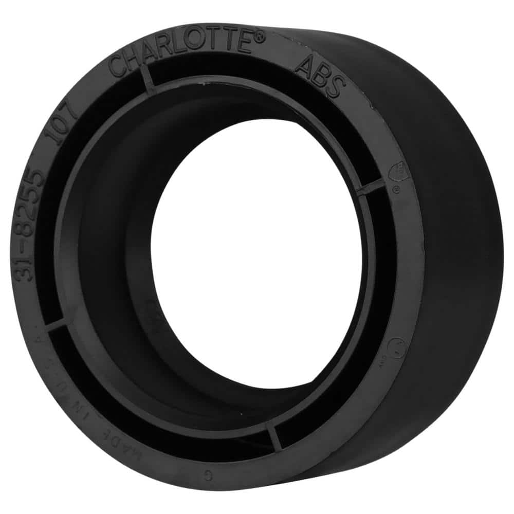 Charlotte Pipe 4 in. 3 in. ABS DWV Spigot Hub Flush Bushing (1)