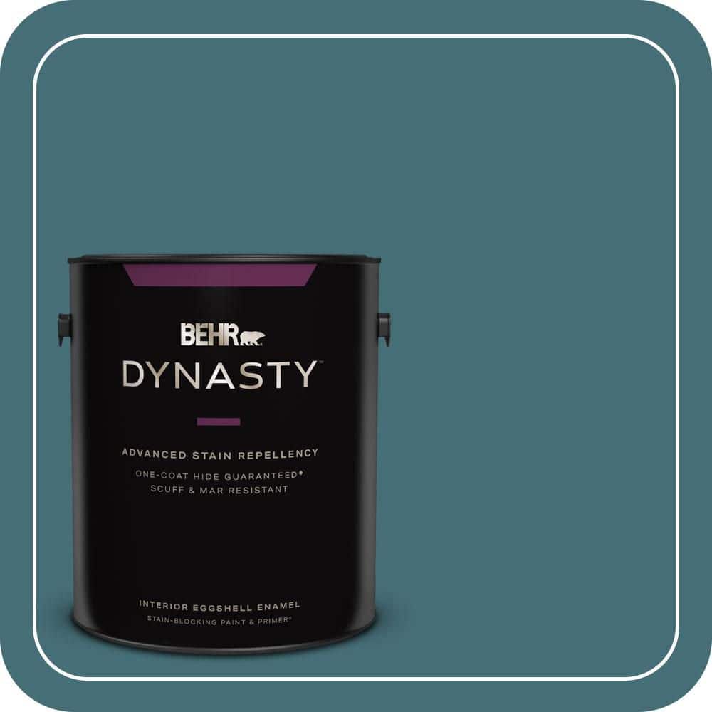 BEHR DYNASTY 1 gal. #520F-6 Cathedral Eggshell Enamel Interior Stain-Blocking Paint & Primer