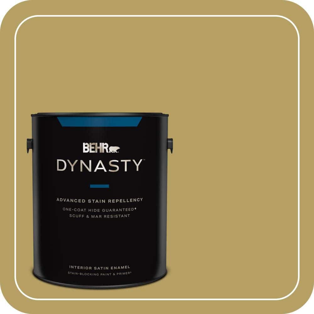BEHR DYNASTY 1 gal. #PPU6-19 Chameleon Satin Enamel Interior Stain-Blocking Paint & Primer