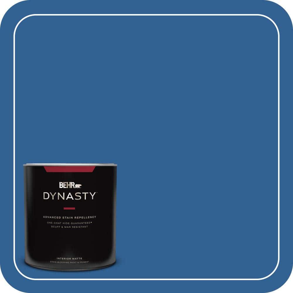 BEHR DYNASTY 1 qt. #S-G-580 Running Water Matte Interior Stain-Blocking Paint & Primer